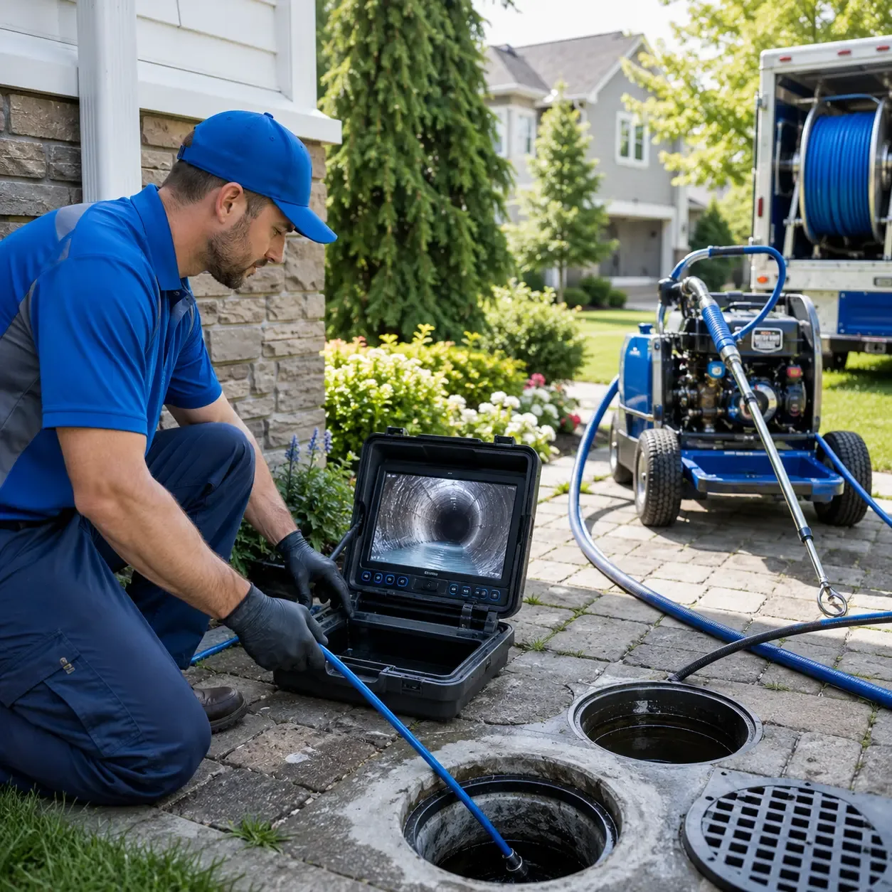 Outdoor drain cleaning professionals serving Currie, NC